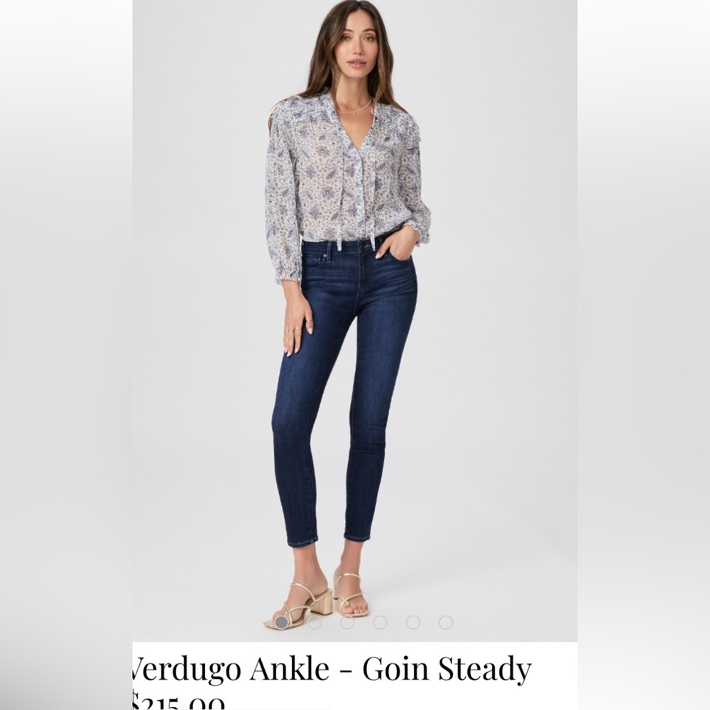 Paige verdugo skinny ankle jeans size 27